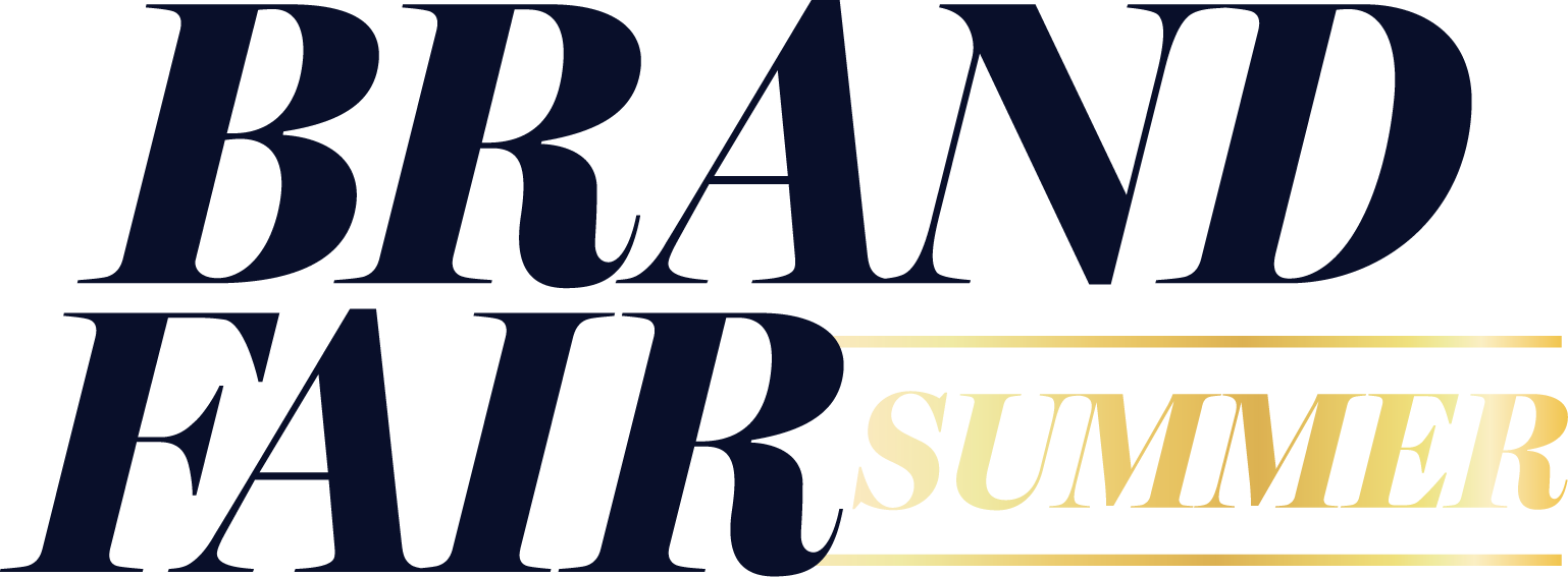 24'夏のブランドフェアのタイトルデザインを表す画像