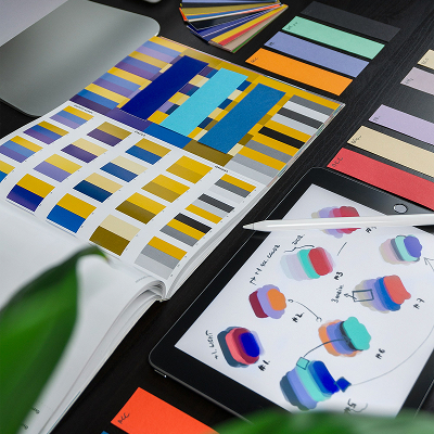 グラフィック制作物へ遷移する画像